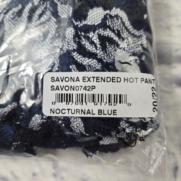 NWT Cosabella Savona Extended Hot Pant Nocturnal Blue size 20/22 2X Italy - Picture 12 of 12